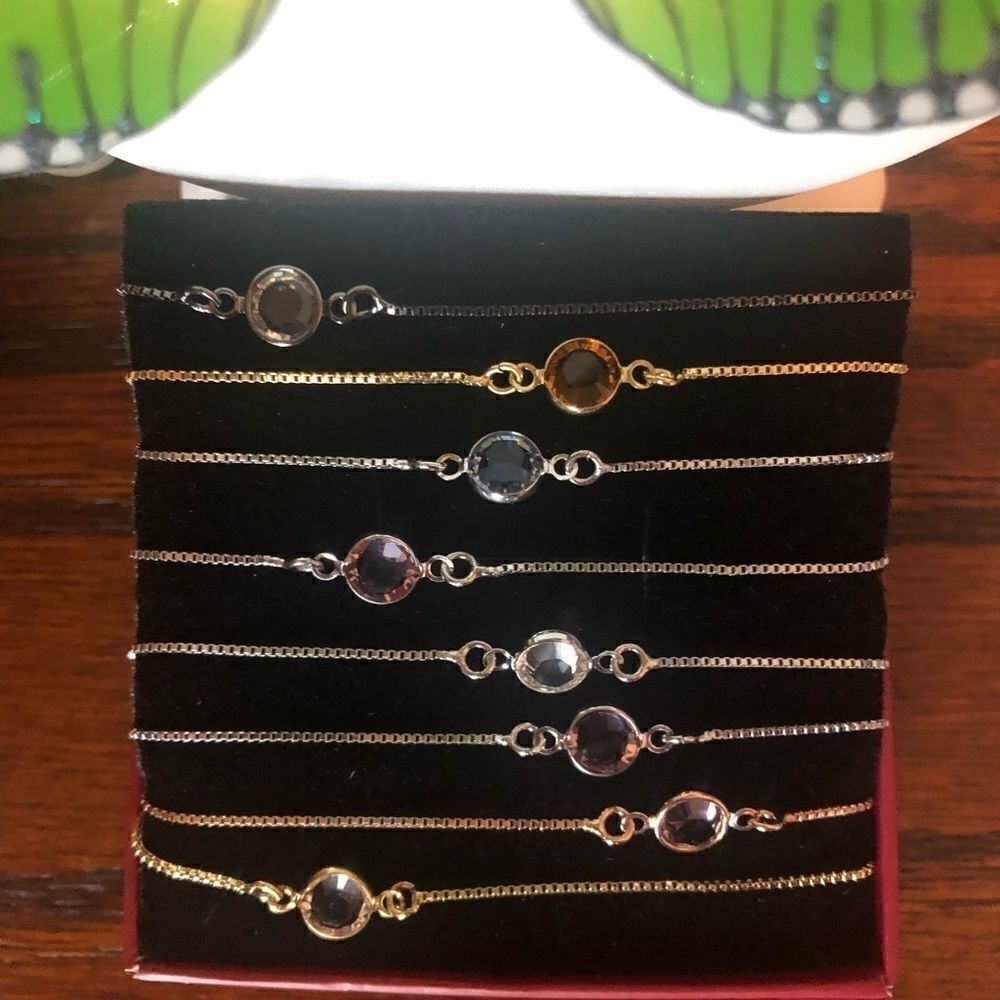 Swarovski authentic Crystals Pull tie Bracelets